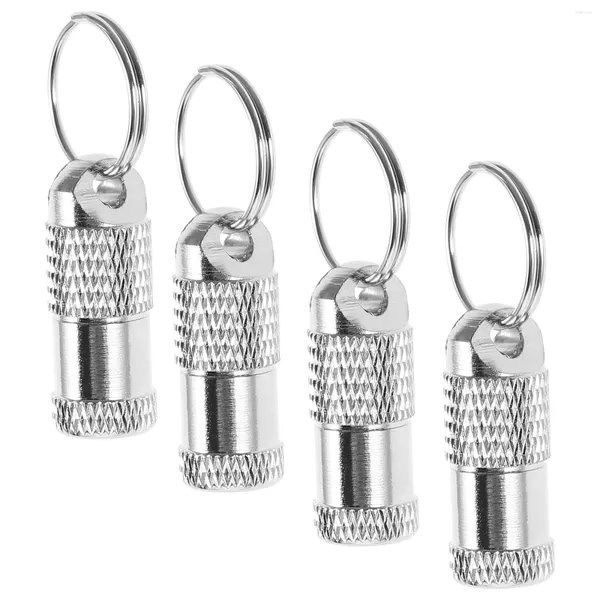 Colliers de chien 4pcs Puppy en acier inoxydable Openable étiquette Nom d'adresse Tags pour chats