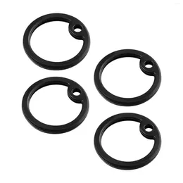 Colliers pour chiens, 4 pièces, anneau en Silicone, couvertures pour animaux de compagnie, silencieux, porte-noms pour chiots