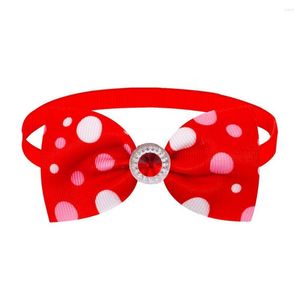 Hondenkragen 5 stks Pretty Pet Collar Buckle Design comfortabel Polka Dot Patroon Cat Bowknot Neck Circle Dress Up