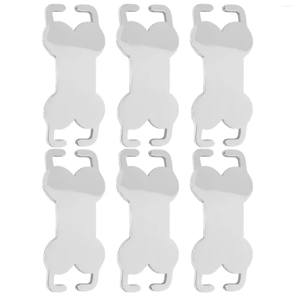 Colliers de chien 6 pièces étiquette pour animaux de compagnie collier breloques étiquettes de nom pour chiens mode animaux de compagnie en acier inoxydable Id vierge