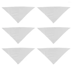 Colliers de chien 6 pcs sublimation vierge bandana bandana transfert de chaleur lavable triangle scarf bibs kerchief pour chiens chiots chats