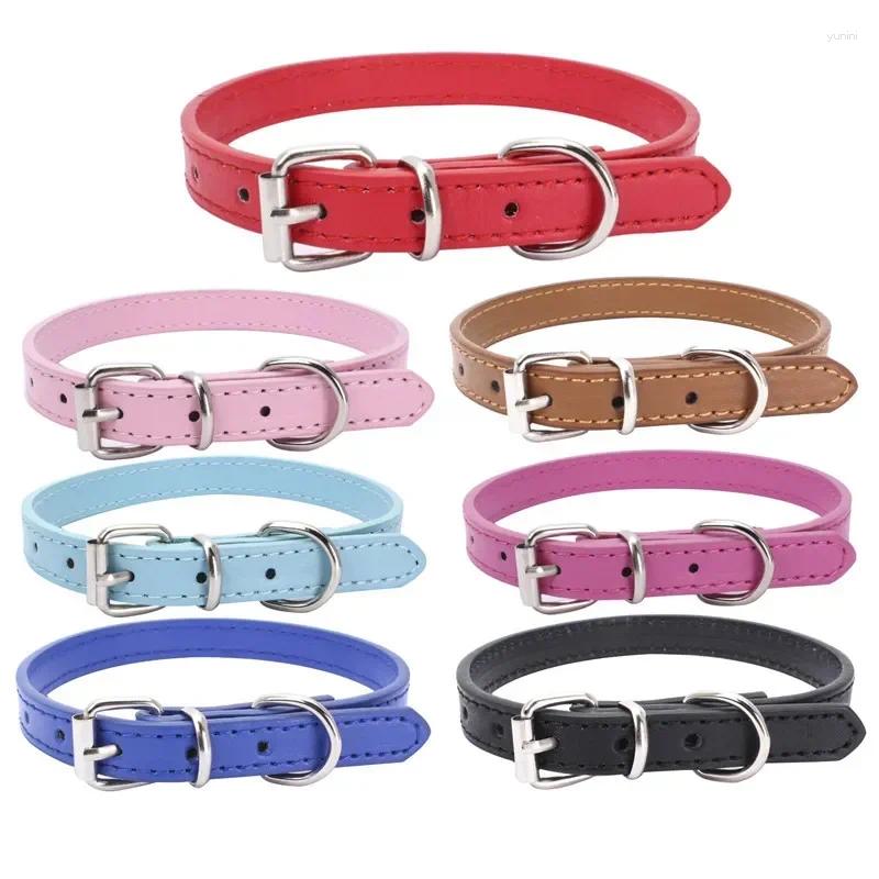 Dog Collars Adjustable Collar Pet Small Necklace For Cat Size And Chain Alloy Supplies Buckle Medium-sized