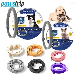 Colliers de chien Collier de compagnie réglable Anti Flea and Tick For Dogs Chats Cats Outdoor Anti-Mosquito Repulling Puppy Supplies