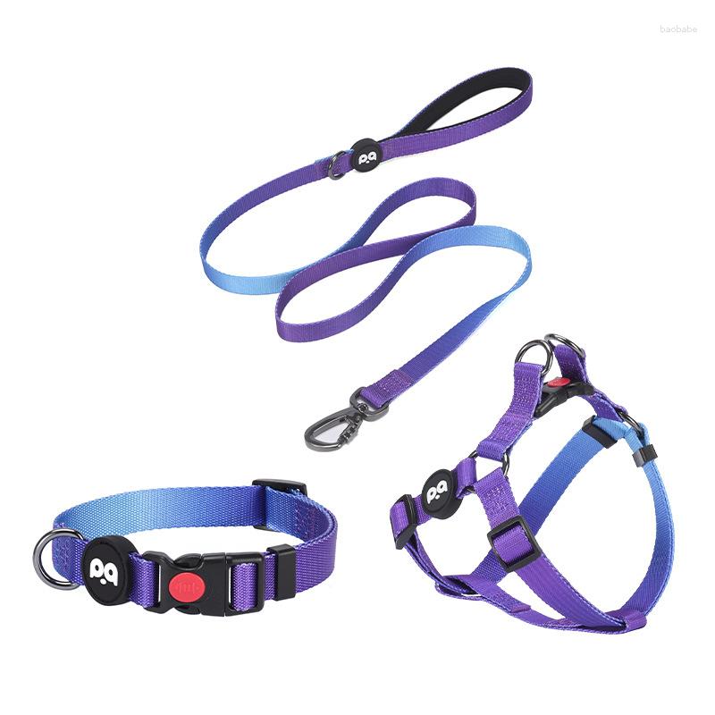 Dog Collars Amazon Pet Collar Traction Rope Chest Back Set Vest Strap