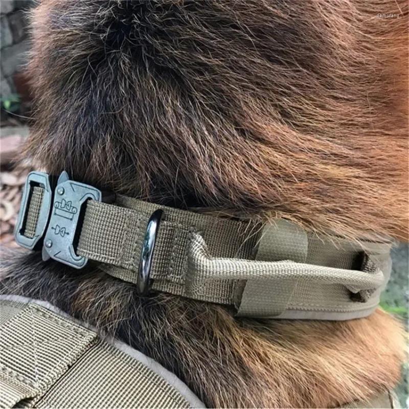 Dog Collars Belt Big 1.5" Nylon Medium Necklace Accessories Collar Militray Thicken Training Tactical Stuff For Large Dogs Pet
