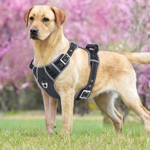 Hondenkragen Big Dogs Harness Jacket kraag voor grote leads verstelbaar huisdiervest wandel lood leiband riem harnassen benodigdheden