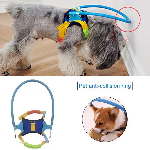 Collares de perros Guía de cuello de mascotas ciegas Comportamiento de entrenamiento Ayudas Anti-colisión Pediendo colisión para suministros de perros gatos