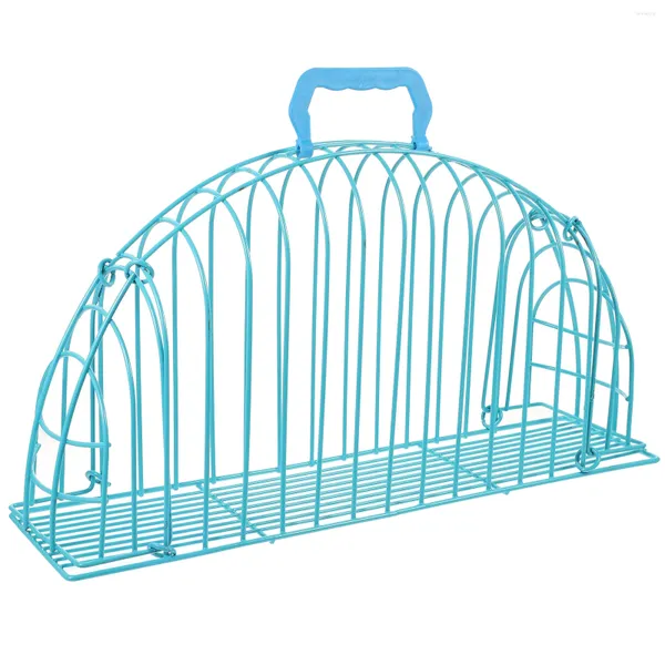 Colliers pour chiens soufflant la Cage pour chat, douche pour animaux de compagnie, hamac résistant à l'usure, accessoire en maille de bain en fer