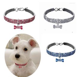 Hondenkragen botvormige hanglanke kattenkraagstorting inleg ketting ketting pet gemengde kleur elastische sieraden accessoires