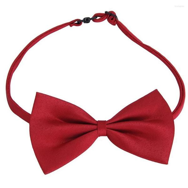 Colliers pour chiens Style britannique Pet Cat Butterfly Cérémonie de mariage Gentleman Cravate Occasion formelle Bijoux rouges Réglable Petites fournitures