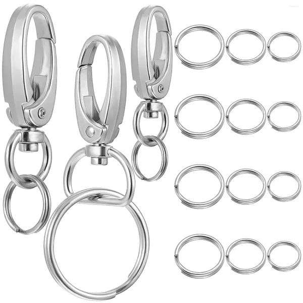 Colliers de chien bouton porte-clés porte-étiquette pinces nom collier Clips en alliage de Zinc animal de compagnie petit