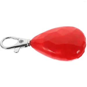 Halsbanden Kamperen USB Oplaadbaar Halsband Licht Waterdicht Lichtgevende Tag Clip Knipperend (rood) Abs