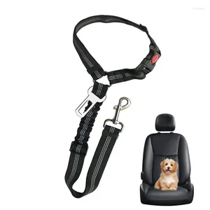 Colliers pour chiens, ceinture de sécurité de voiture, harnais d'appui-tête Portable pour chiots de taille moyenne et petite
