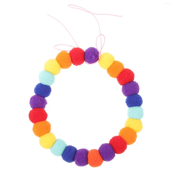 Chien Colliers Collier Réglable Fille Chiot Vacances Pom Minuscule À La Mode Pet Cravate Coloré Collier Spike Chiens