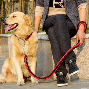 Halsbanden Halsband Set Nylon Ketting Hoofd Huisdier Accessoires Voor Golden Retriever Labrador Outdoor Walk Run Harness Honden