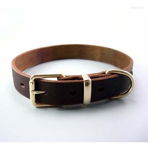 Halsbanden Halsband Huisdier Leer Set Puppy Teddy Verstelbare kettinglijnen