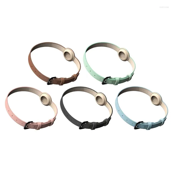 Collares para perros Collar suave y cómodo ajustable para seguimiento de hebilla Color Pastel gatos al aire libre perros