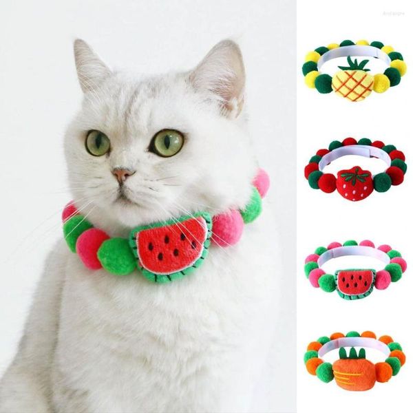 Collares para perros Collar de gatito acogedor Accesorio de decoración elegante Collar universal de bolas de felpa para cachorros y gatos