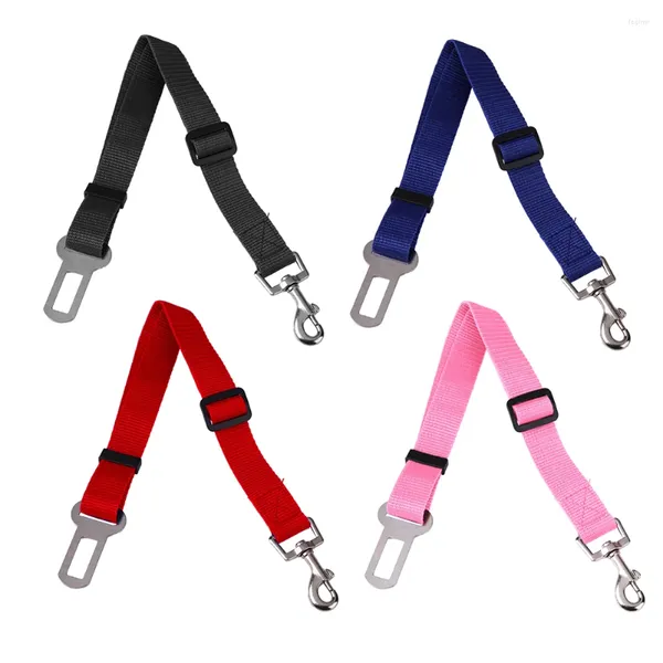 Colliers pour chiens, harnais de ceinture de sécurité de voiture pour chiots, ceinture de sécurité pour voitures, cordes de Traction en plomb, fournitures Caractéristiques: Animal domestique