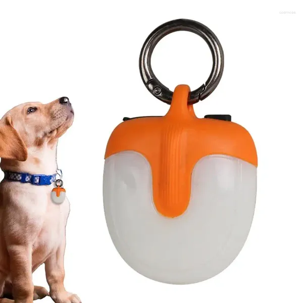 Collares para perros Etiqueta brillante Luz de 360 grados Luces de collar para caminar LED con clip recargables