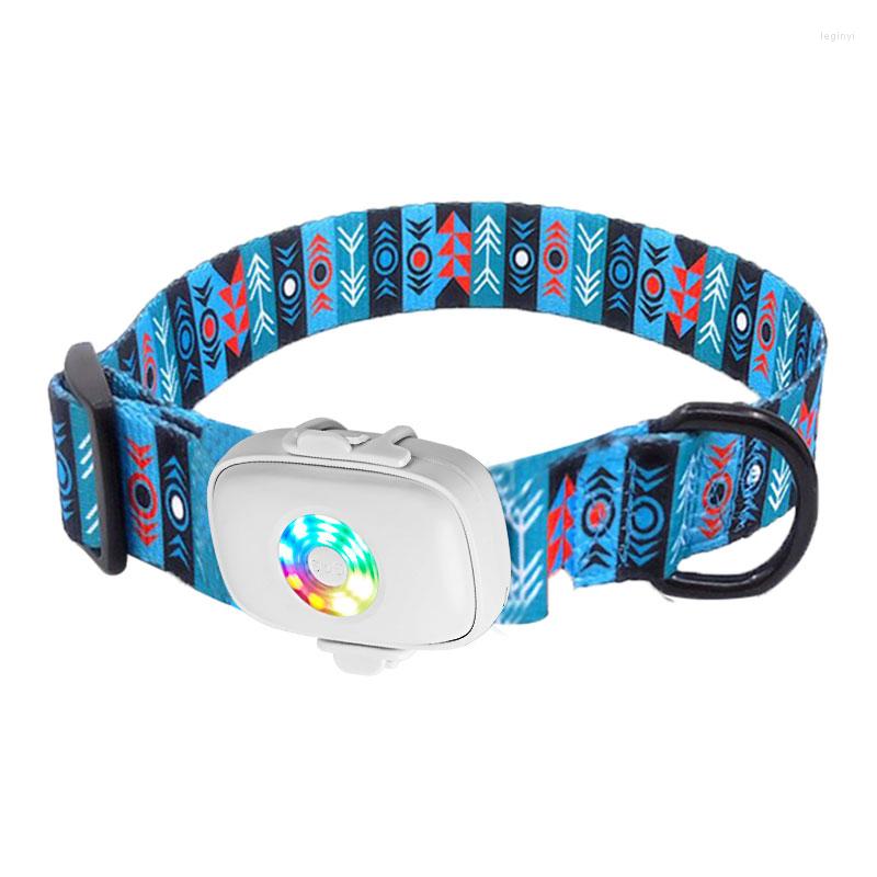 Dog Collars GPS Pet Locator Smart Chip Positioning Accuracy Within 3 Meters LED Flashes And Beeps For Easy Finding Dogs Cats At Night