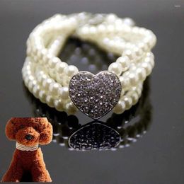 Colliers pour chiens, chaîne ras du cou en strass brillant, haut de gamme, accessoires pour chiots, bijoux, fournitures pour animaux de compagnie, collier pour chat