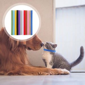 Colliers pour chiens, identification du chiot, litière de mise bas réglable en Nylon pour chiens nés et chats (12 couleurs)