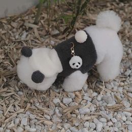 Colliers pour chiens INS mignon Panda bouchon d'oreille harnais poitrine dos ensemble automne et hiver laisse pour petits chiens Bichon produits pour animaux de compagnie
