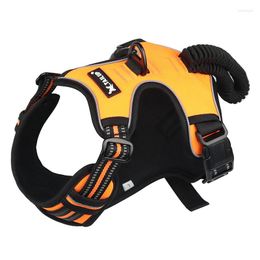 Hondenkragen Large 1000D Oxford Harness Outdoor Medium Big Pet Training Chest Vest Dogs Reflecteerbaar No Pull Harnesses