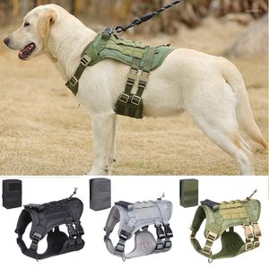 Hondenkragen Grote tactische borstriem Retrage Big Dogs Harness kraag voor pitbull kledingaccessoires