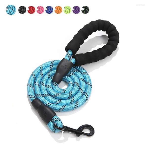 Colliers pour chiens Laisse anti-traction réfléchissante pour chiens de taille moyenne et grande Formation pour animaux de compagnie Produits pour animaux de compagnie