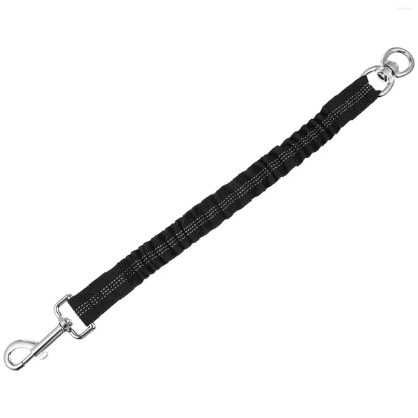 Extension de laisse de colliers pour chiens, Extension réfléchissante, élastique clignotant Durable pour la randonnée, la marche, la course à pied