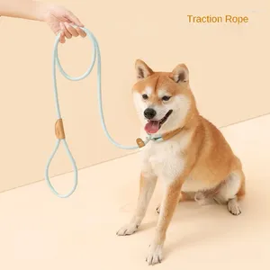 Collares para perros Correas para perros Arneses pequeños medianos grandes Cachorro Durable Pitbull Pet Lead Blast Traction Rope