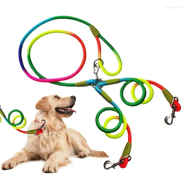 Collares para perros Correa para correr cintura para perros manos libres correas dobles portátiles cuerdas de tracción caminar trotar senderismo