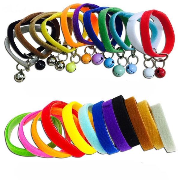 Collares para perros, correas, 12 Uds., Collar de identificación para cachorros con campanas, identificación ajustable, parto para mascotas, banda para gatos y bebés pequeños nacidos