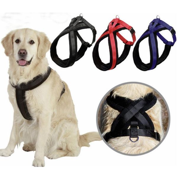 Collares para perros Correas ajustables Ling Chong Correas para mascotas Correas para el pecho Pequeños arneses básicos con cuello halter Mantenga a su gato seguro y cómodo