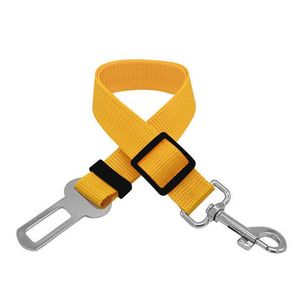 Collares para perros Correas Arnés Longitud ajustable Nylon Bungee Restricciones Cinturón de seguridad para mascotas Asiento de automóvil para perros Buffer Correas de viaje resistentes