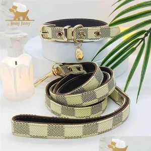 Halsbanden Luxe hondenriem Designer halsband voor S- Premium kwaliteit moderne stijlvolle riem.Perfect klein medium 210911 Drop De Dheba