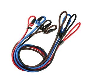 Colliers de chien Laux Nylon Corde Whisperer César Millan Style Slip Training Fait Leash Leash and Coll Red Blue Black 3 Colors5973338