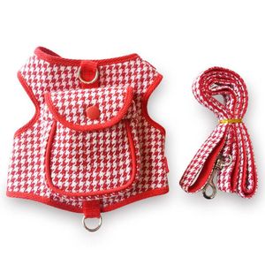 Colliers et laisses pour chiens, ensemble harnais et laisse pour animaux de compagnie, gilet d'extérieur, accessoires pour petits chiens, chiot, chat, sangle de poitrine, laisse de marcheDog Lea