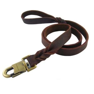 Colliers pour chiens Laisses Laisse pour animaux de compagnie Produits en cuir élargis Grand chien durable et pratique