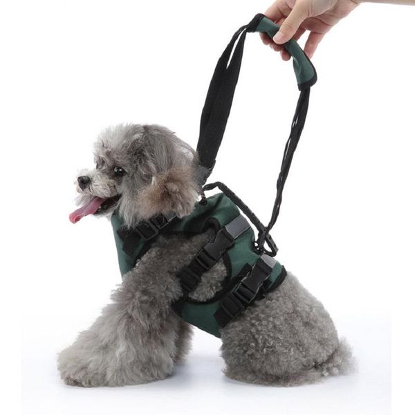 Collares para perros Correas Correa para el pecho multifuncional para mascotas Eslinga de asistencia transpirable Llevar a mano Caminar Cuidado de seguridad Accesorios para cinturón de asistenciaPerro D