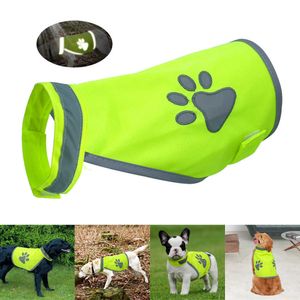 Colliers pour chiens Laisses Harnais en nylon réfléchissant pour chien et chat Respirant Paw Print Pet Vest Harnais Vêtements réglables pour petits grands chiens Chats Bug Bulldog T221212