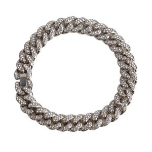 Colliers de chien Laisses Collier de chaîne en strass Lien de cou décoratif avec diamant Collier réglable Accessoires de bijoux pour chiots Po222l