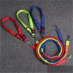 Colliers de chien Laisses Corde de taille Chien Laisses de course Safe Walk Chiens Laisse Ailes de marche Accessoires pour animaux de compagnie Drop Livraison Maison Jardin Sup Dhpmq