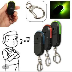 Halsbalsingen Leidingen Draadloze 10 M Anti-Lost Alarm Whistle Sound Key Finder Locator Sleutelhanger met LED Light Mini Anti Lost