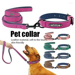 Hondenkragen Liminous Collar Safety Fashion Name Tabel anti-meest dubbele laag PU Pet