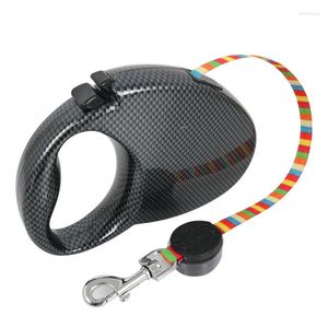 Collares para perros Luminoso retráctil Llarge Correa para caminar conduce a una extensión automática Cabón de cuerda que corría Tracción