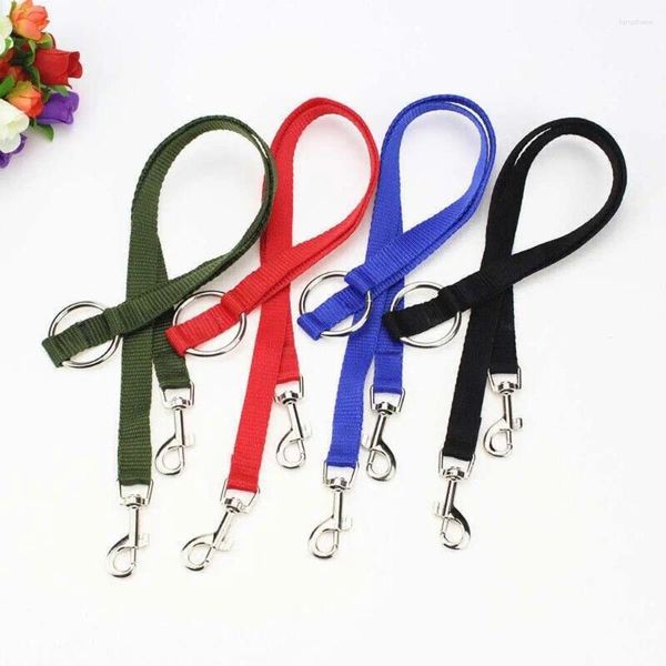 Collares para perros, perros medianos y grandes, entrenamiento para caminar para dos mascotas, suministros de cuerda de tracción, correa doble, material de plomo