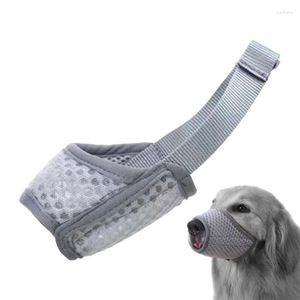 Colliers pour chiens Muselière de taille moyenne pour mordre et aboyer Maille respirante à mâcher avec boucle réglable